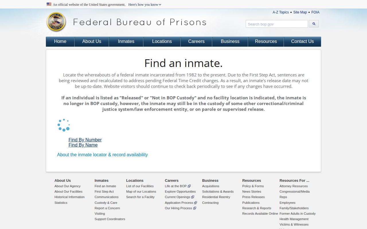 Macon County released inmate federal BOP locator